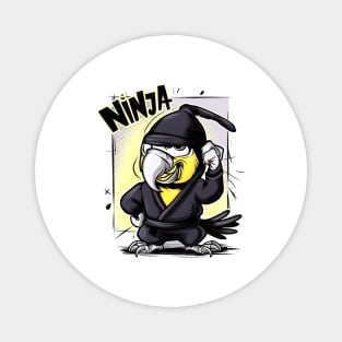 Ninja bird Magnet